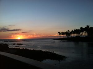Sunday's Sunset in Hawaii